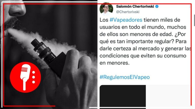 Salomón Chertorivski, ex secretario de salud de Calderón, ahora sale en defensa de los vapeadores y su libre venta