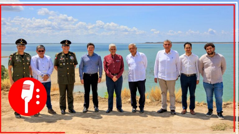 AMLO visita construcción del acueducto ‘El Cuchillo II’ en Nuevo León: ‘habrá agua hasta 2050’