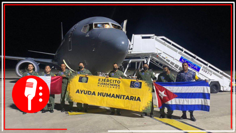 El presidente de Cuba dio la bienvenida a elementos de Pemex y las Fuerzas Armadas por el apoyo inmediato para mitigar el incendio en Matanzas