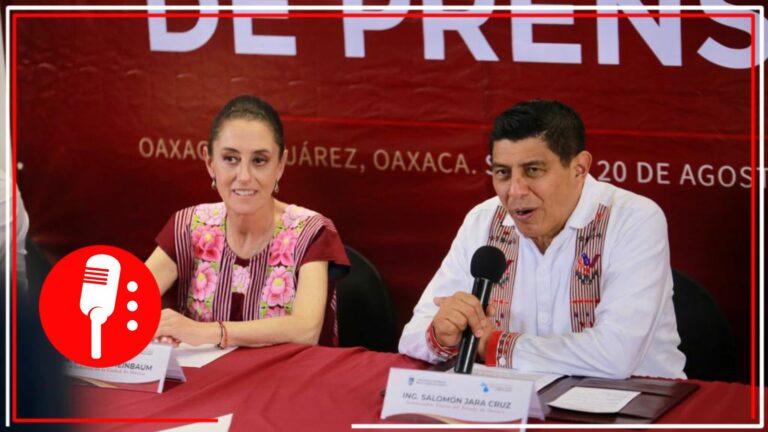 Claudia Sheinbaum visita Oaxaca y se reúne con el gobernador electo Salomón Jara