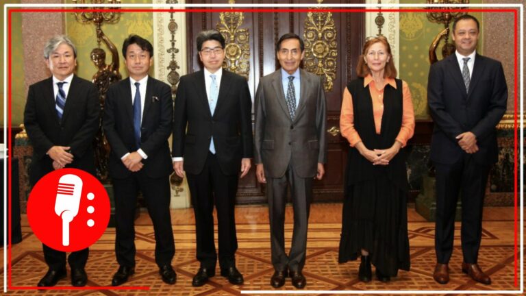 Invertirán en México: Reciben en Palacio Nacional a Nobumitsu Hayashi, gobernador adjunto del Banco Japonés de Cooperación Internacional
