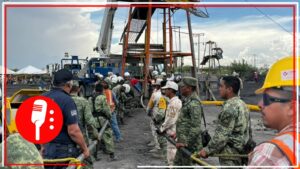 Continúa Protección Civil labores de rescate de mineros atrapados en Coahuila