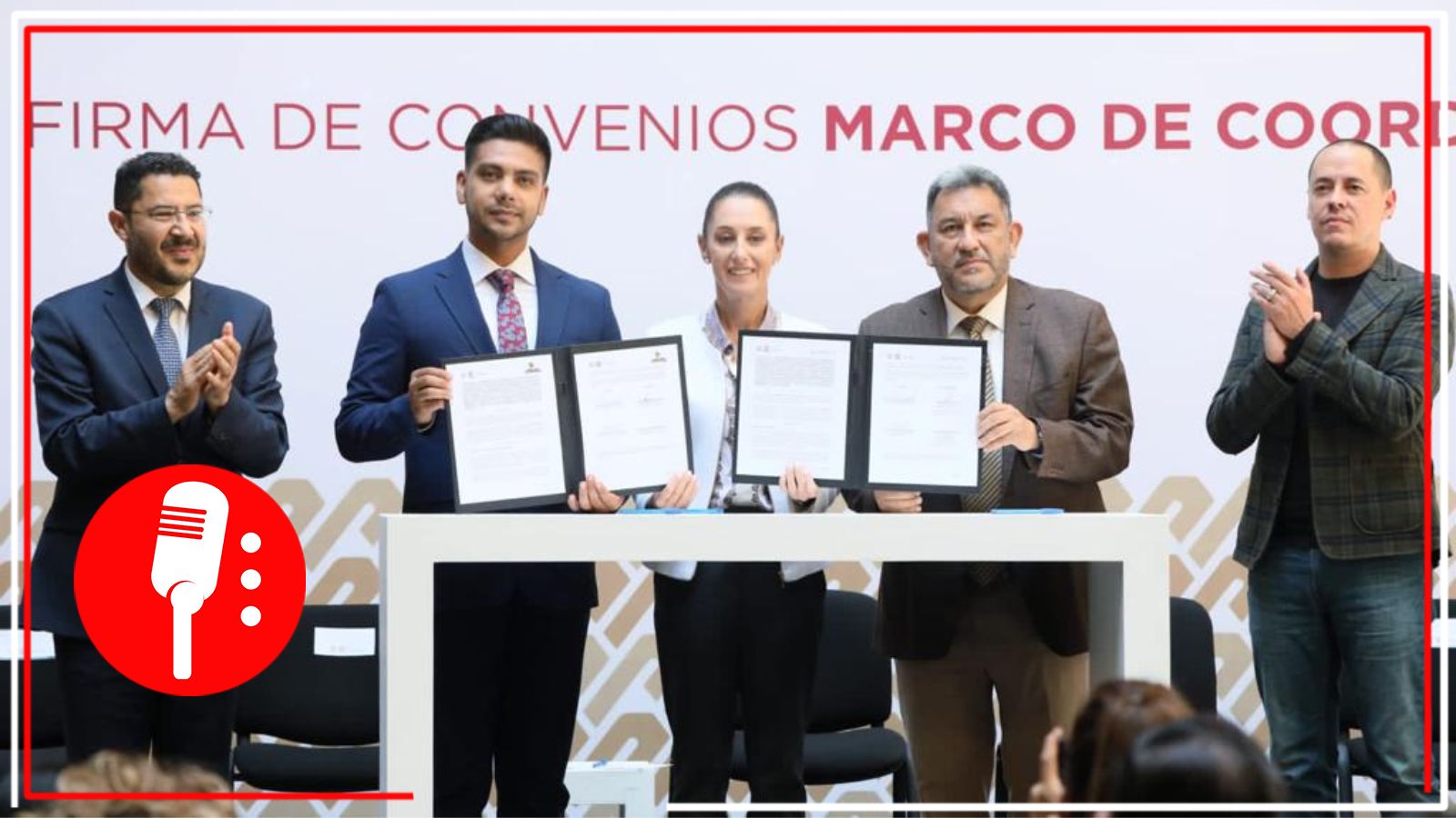 Claudia Sheinbaum firma convenio de colaboración digital para que CDMX, Neza y Coatzacoalcos agilicen trámites