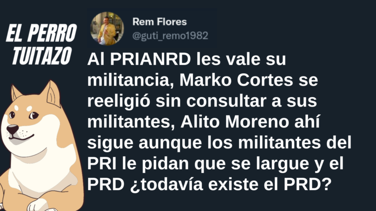 El Perro Tuitazo: En realidad al PRIANRD le vale su militancia