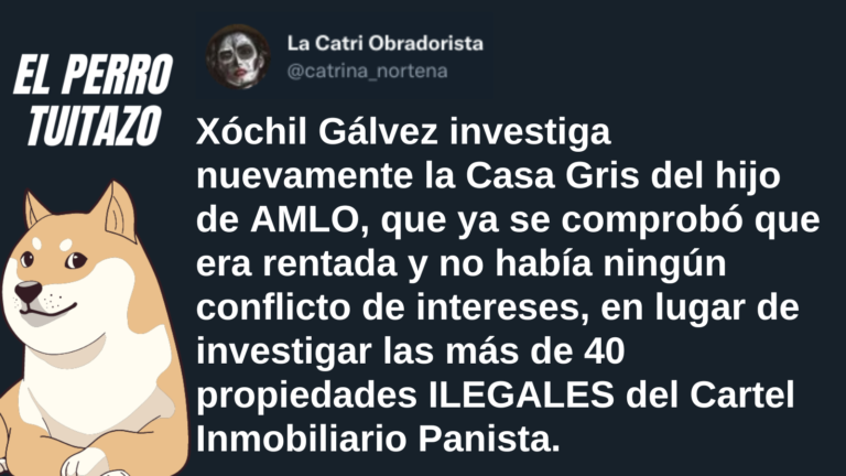 El Perro Tuitazo: Xóchitl Gálvez debería investigar las más de 40 propiedades del cártel inmobiliario panista