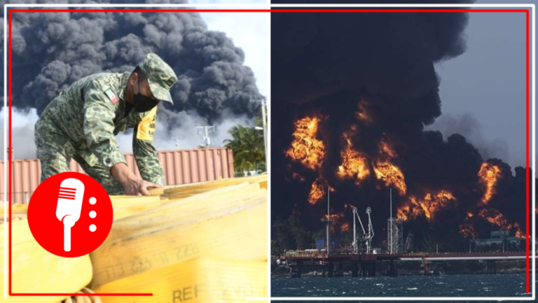 Fuerza Aérea Mexicana detalla operativos en Cuba para contener incendio en refinería