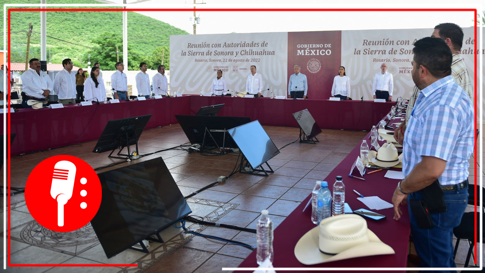 Andrés Manuel López Obrador se reunió con alcaldes de la Sierra de Chihuahua y de Sonora; informó que el 60% de su población recibe programas sociales del Bienestar