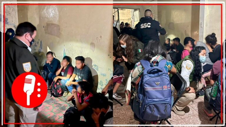 Instituto Nacional de Migración y la Seguridad Pública Ciudadana de la CDMX, rescatan a 22 migrantes privados de su libertad en la capital del país