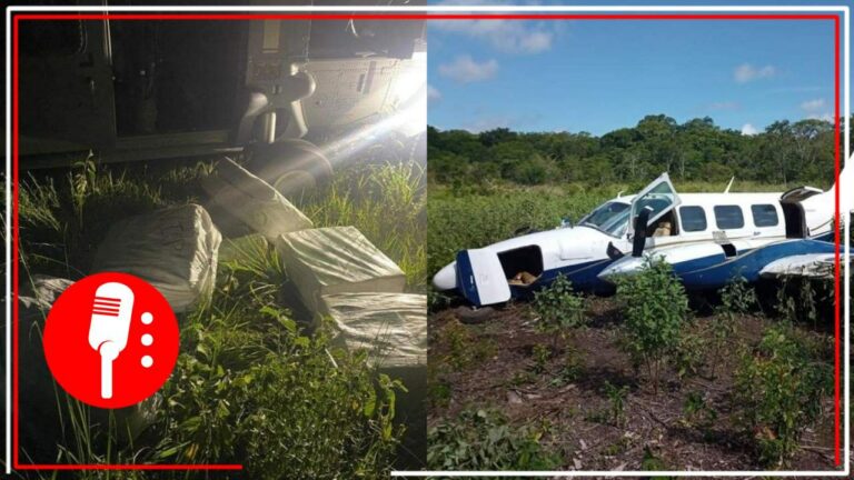 Layda Sansores, celebra decomiso de avioneta con media tonelada de droga; esto se logró gracias a la coordinación entre el estado de Campeche y fuerzas federales