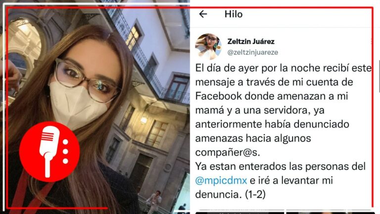 Periodista Zeltzin Juárez y su madre son amenazadas debido a su labor periodística en diversos medios