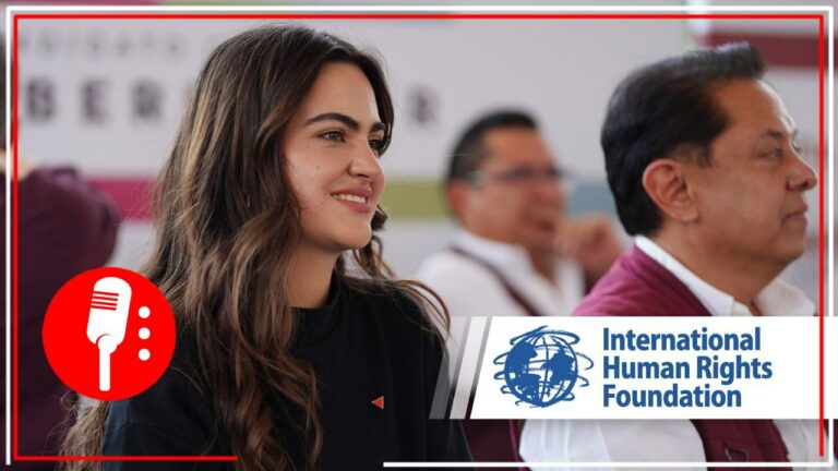 International Human Rights Foundation condena persecución que autoridades electorales emprendieron contra Andrea Chávez