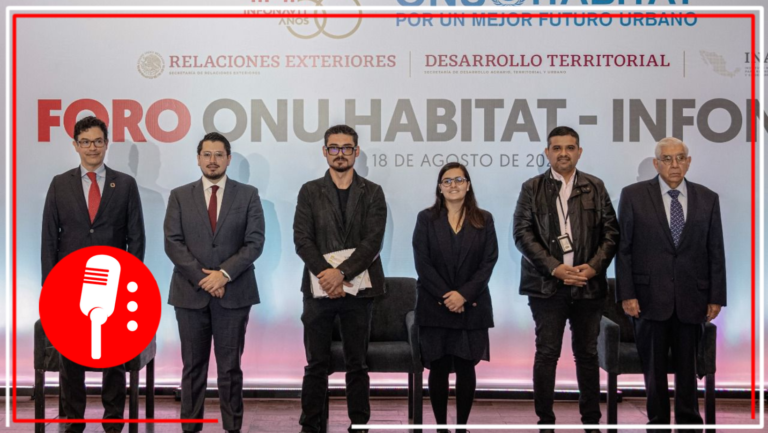 Román Meyer Falcón participó en el foro &#8220;La vivienda y el desarrollo urbano en México&#8221; organizado por el Infonavit y ONU-Habitat