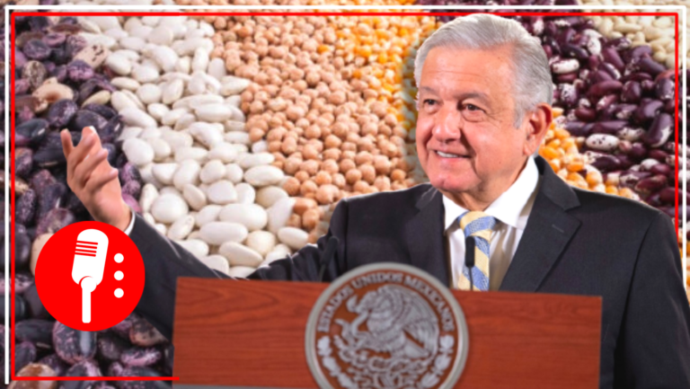 Andrés Manuel López Obrador anunció que México logró autosuficiencia en maíz blanco y frijol