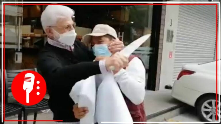 Padre de alcalde panista habría amenazado con un cuchillo a un funcionario
