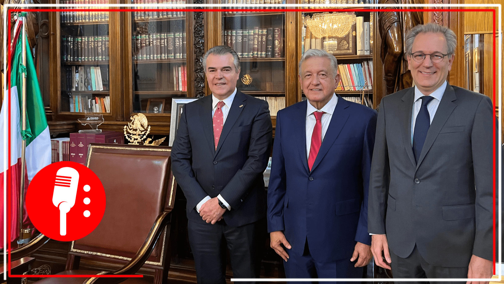 AMLO se reúne los presidente del Consejo Coordinador Empresarial y Consejo Mexicano de Negocios