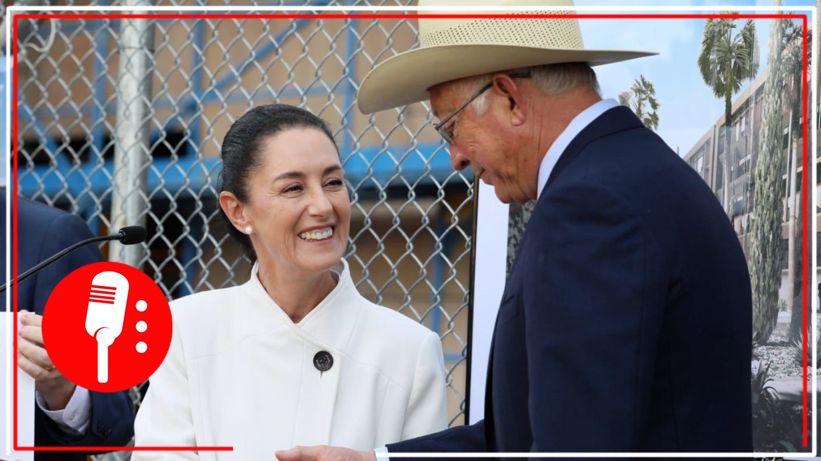 Acuerdan Claudia Sheinbaum y Ken Salazar plantar 436 árboles en Embajada de EU en CDMX