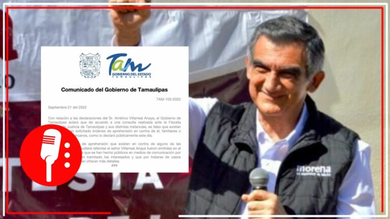 Niega Gobierno de Tamaulipas que Américo Villarreal cuente con órdenes de aprehensión en su contra