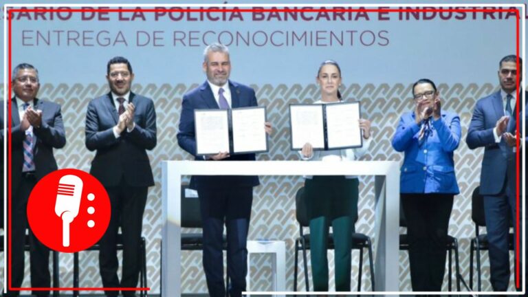 Claudia Sheinbaum y el gobierno de Michoacán firman acuerdo en materia de seguridad