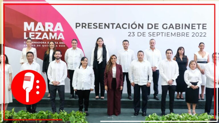 Presenta Mara Lezama a los integrantes de su gabinete de trabajo