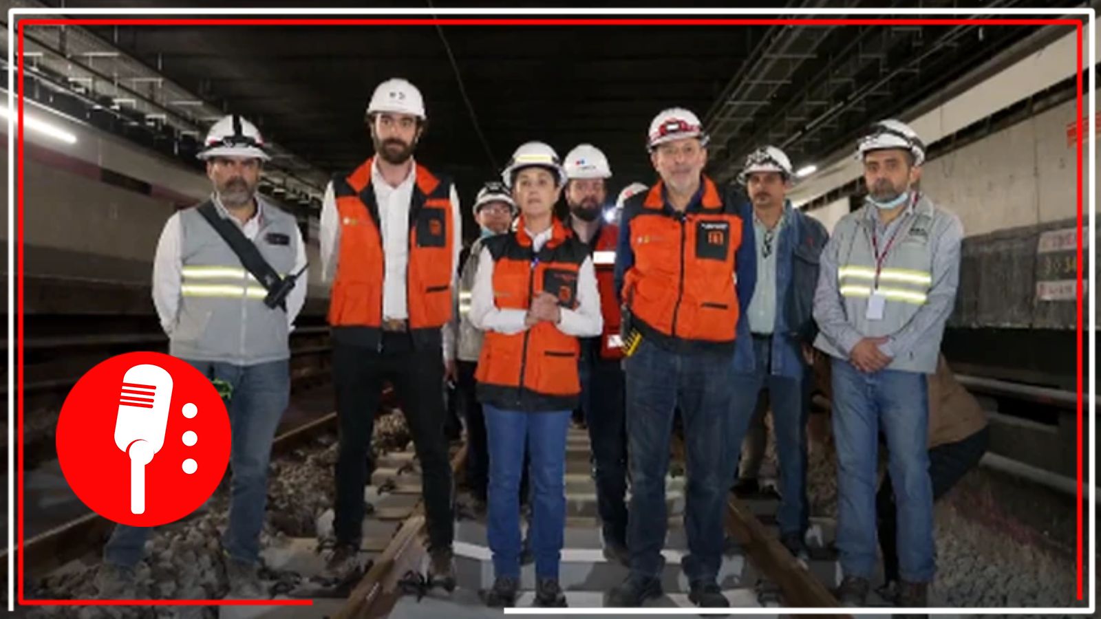 Claudia Sheinbaum acude a la estación Isabel La Católica y supervisa avances en la Línea 1 del Metro
