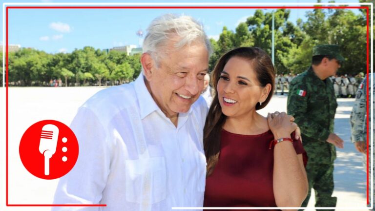 AMLO supervisa Tren Maya y se reúne con Layda Sansores y Mara Lezama