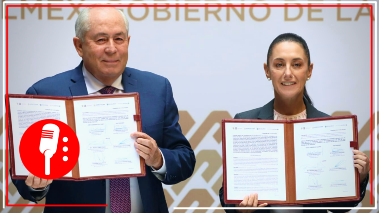 Claudia Sheinbaum firma convenio histórico con SEGALMEX