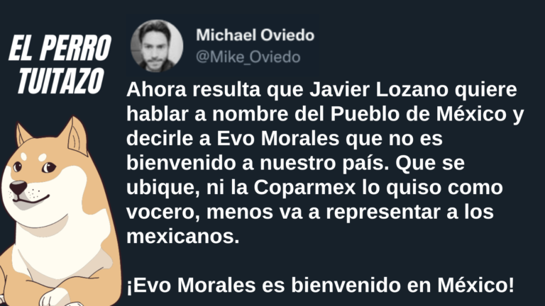 El Perro Tuitazo: Javier Lozano no representa a nadie