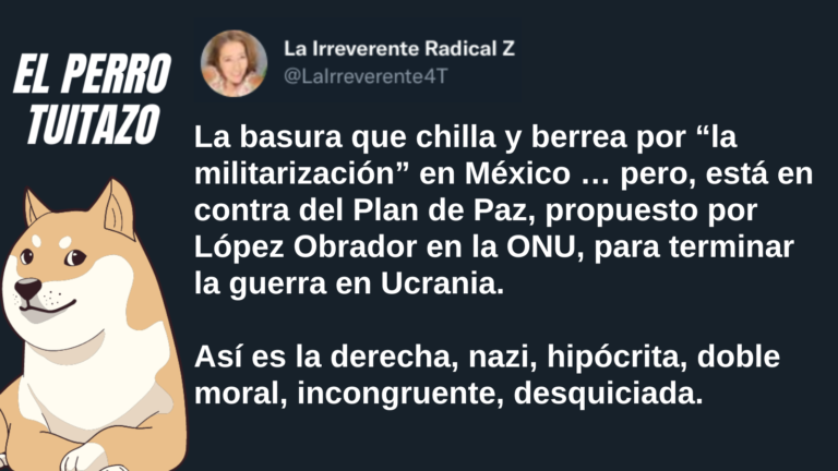 EL Perro Tuitazo: La derecha es hipócrita y doble cara