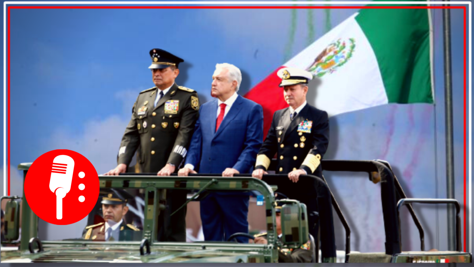 El Presiente López Obrador encabezó el Desfile Militar por el 212 Aniversario de la Independencia de México