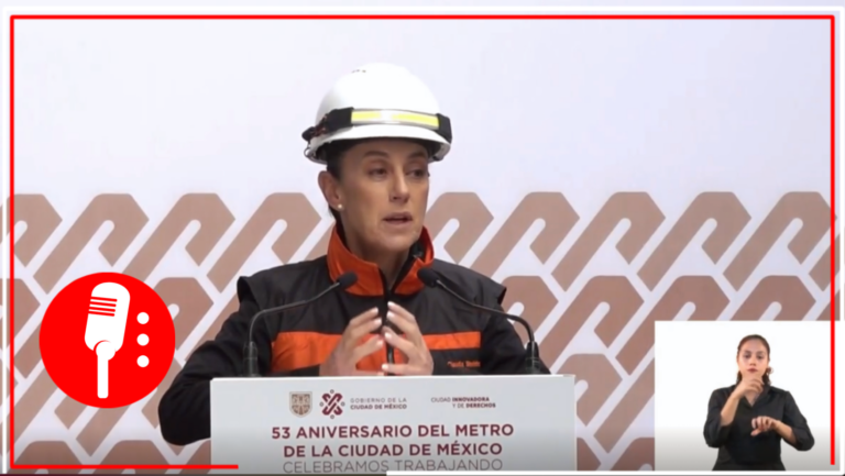 Claudia Sheinbaum encabeza celebración del 53 aniversario del Metro de la Ciudad de México