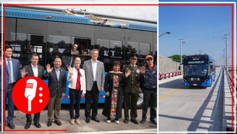 Claudia Sheinbaum encabezó el inicio de las pruebas operativas del Trolebús Elevado en Iztapalapa