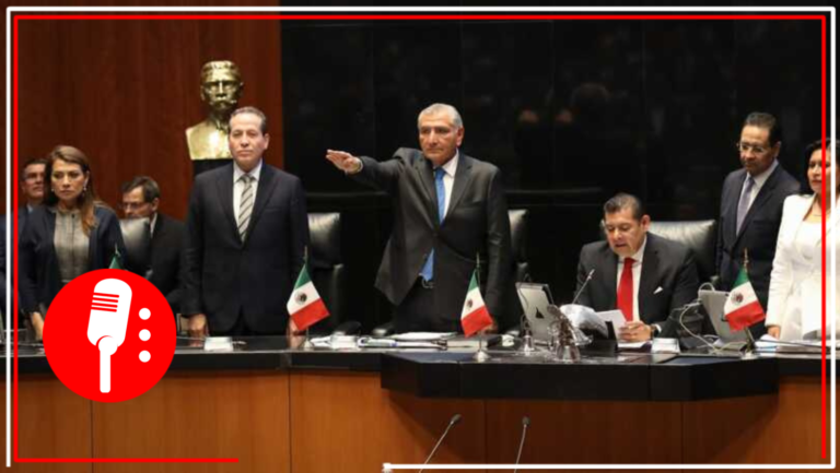 Adán Augusto, comparece ante el Pleno del Senado como parte de la glosa del Cuarto Informe de Gobierno