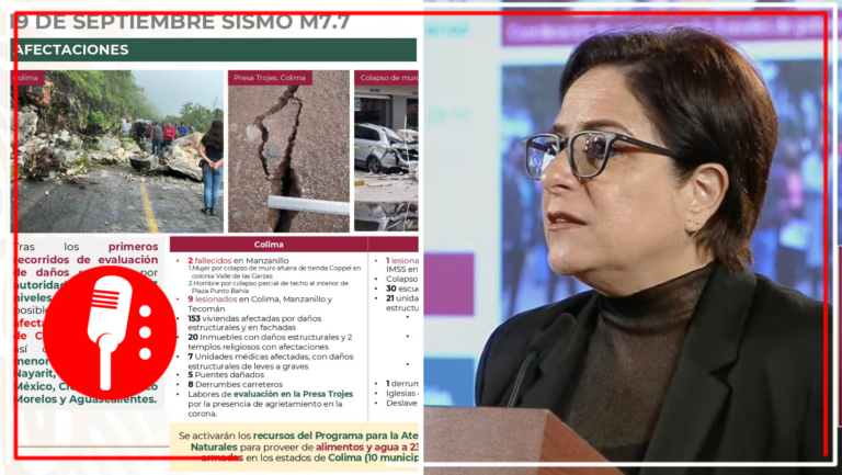 Michoacán y Colima, las entidades con mayores afectaciones tras sismo