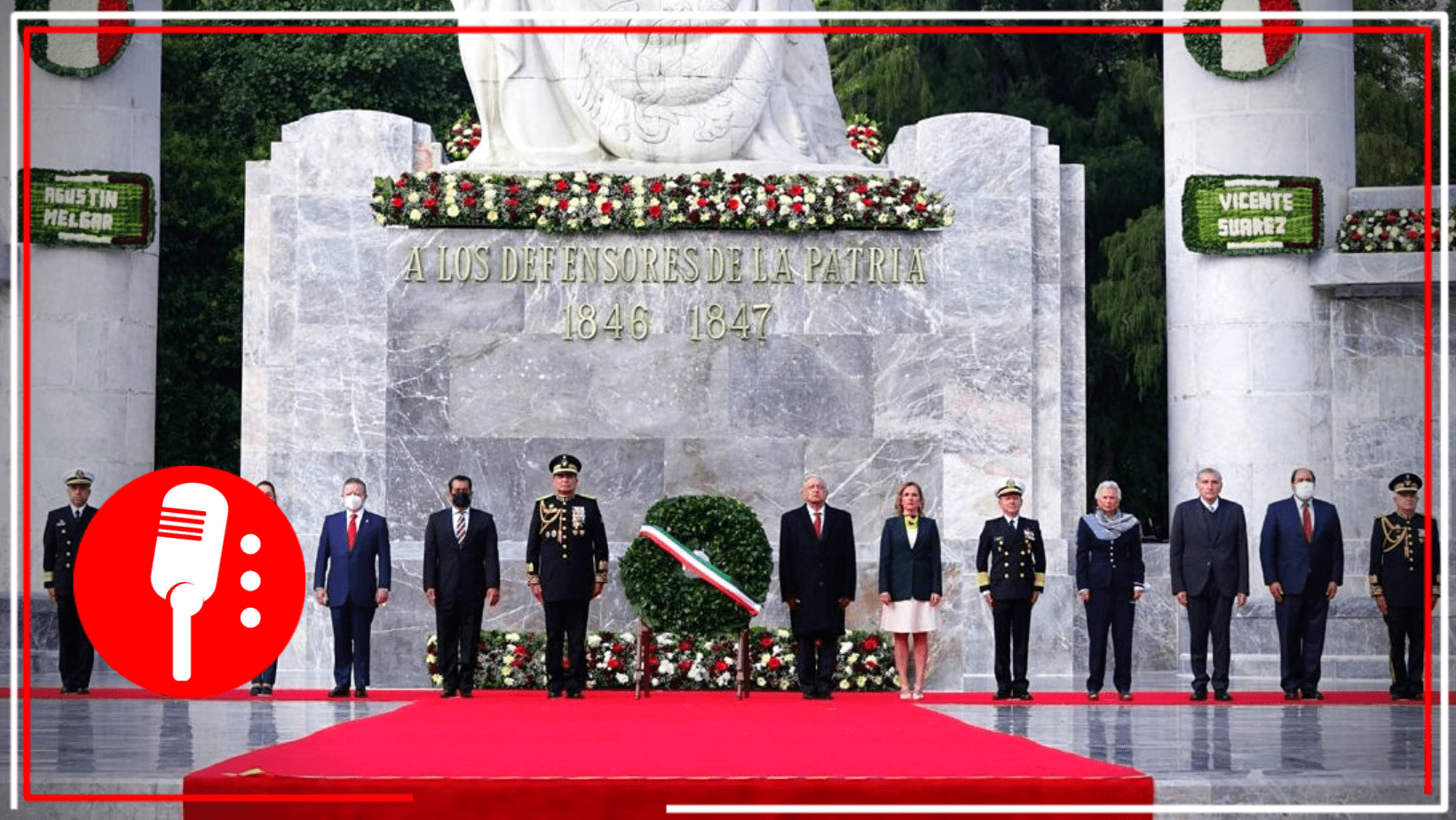Andrés Manuel López Obrador encabeza Ceremonia del 175 Aniversario de los Niños Héroes