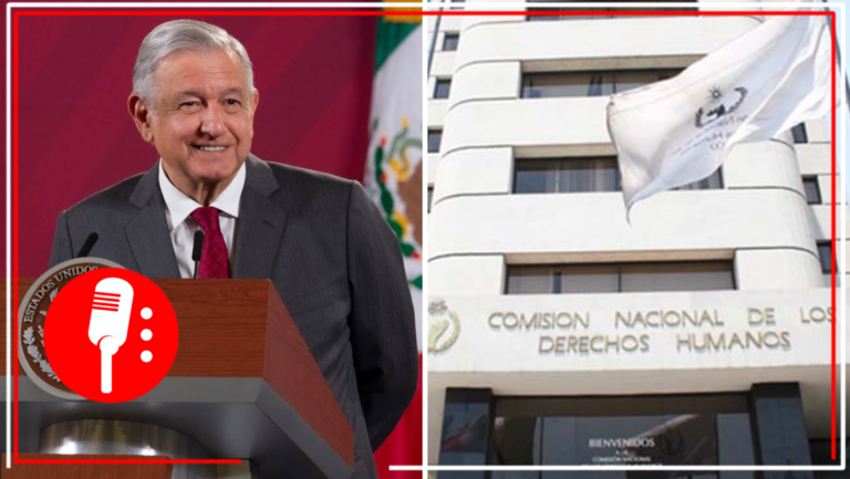 “Me da mucho gusto que la CNDH tenga una postura distinta”: López Obrador respaldó y aplaudió a la Comisión