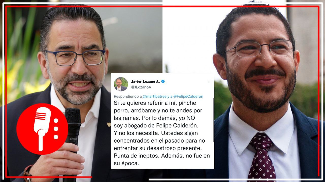 Martí Batres menciona “al saco de pus” en un tuit y de inmediato Javier Lozano se siente aludido y exige que lo arroben