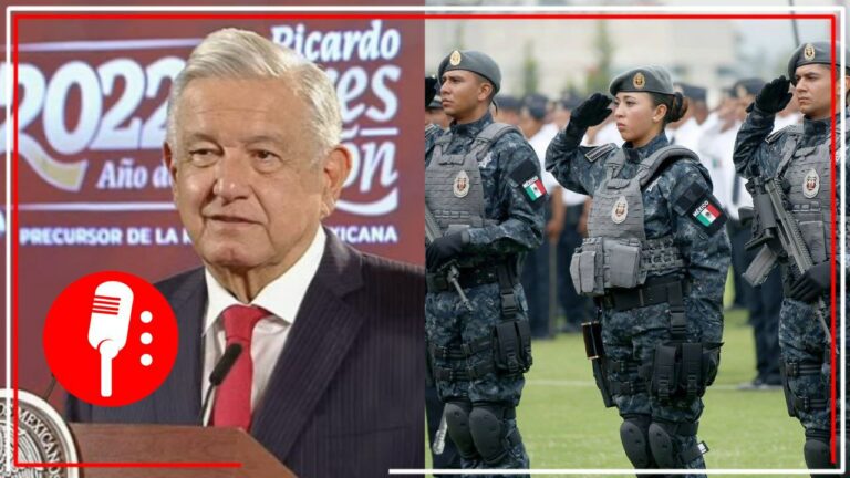 AMLO reconoce iniciativa para que el Ejército apoye en la seguridad interna de México y siga en las calles hasta el 2028