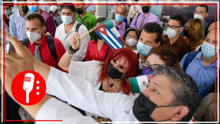 51 médicos cubanos llegan a Campeche para atender a la población; Layda Sansores agradece iniciativa de AMLO y ayuda de la Isla Caribeña