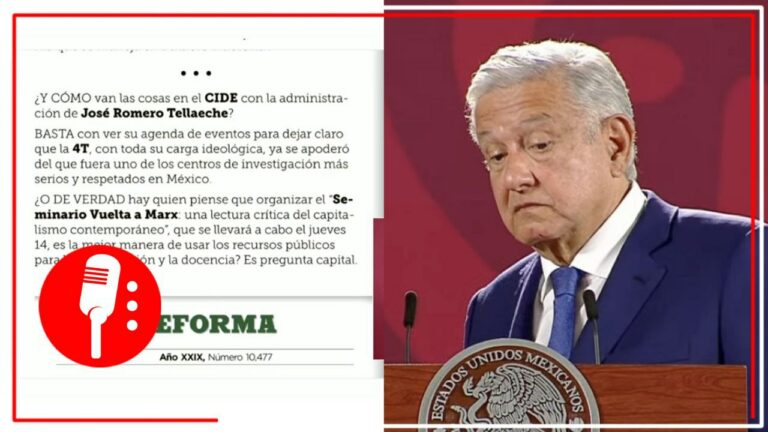 Editorialista del Reforma acusa que la 4T se apodera del CIDE; AMLO explica que en el diario no hay un solo columnista objetivo