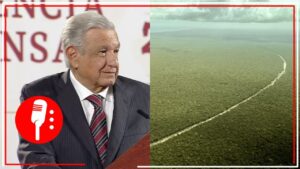AMLO señala que gente apoya al Tren Maya: destaca 65% de avance de construcción en los tramos 1 al 4 y protección de cenotes en Quintana Roo