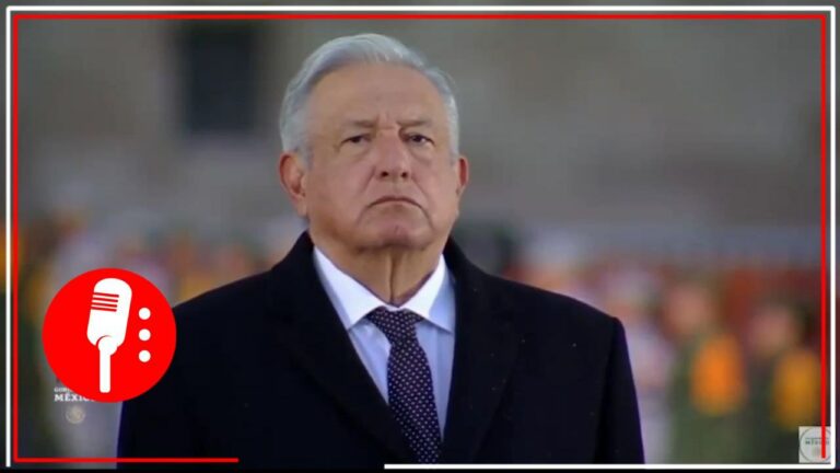 AMLO encabeza ceremonia por sismos de 1985 y 2017; igualmente expresó su pésame a familiares