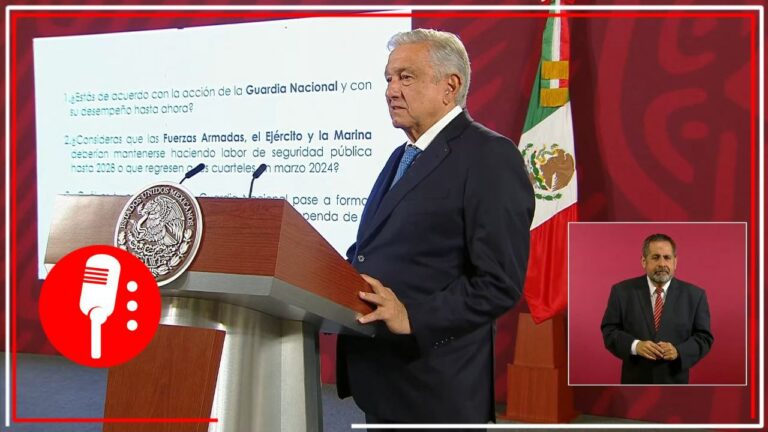 AMLO propone consulta popular respecto a que las FF.AA. sigan en seguridad pública