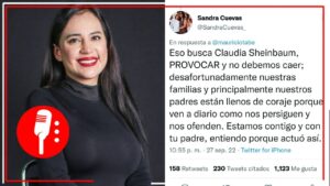 “Entiendo porque actuó así”: Sandra Cuevas justifica a padre de Mauricio Tabe y acusa al gobierno de CDMX de haberlo provocado