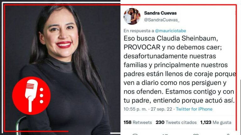“Entiendo porque actuó así”: Sandra Cuevas justifica a padre de Mauricio Tabe y acusa al gobierno de CDMX de haberlo provocado