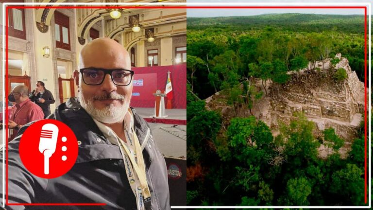 El Presidente López Obrador, ordena el rescate de la zona arqueológica de Ichkabal, tras planteamientos de periodista de Quintana Roo