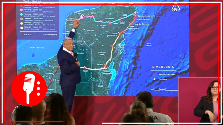 &#8220;Se ganaron todos los amparos del Tren Maya&#8221;: López Obrador aseguró que se ganaron todos pese a denuncias