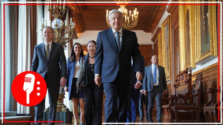 Se reúne AMLO con Mike Román, director general de la empresa 3M