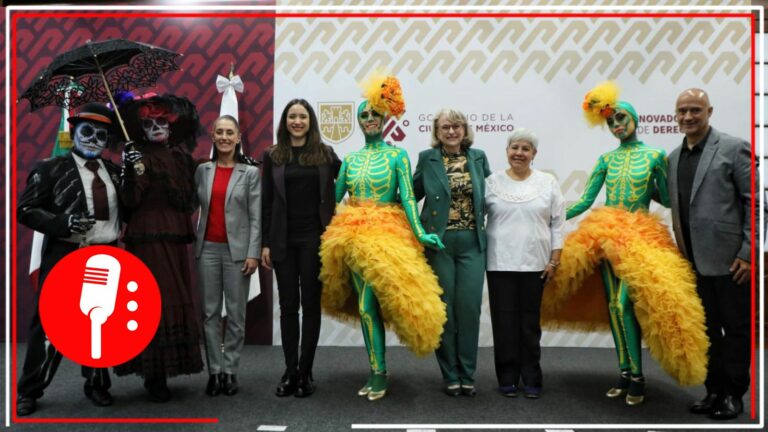 Presenta Claudia Sheinbaum Gran desfile de Día de Muertos