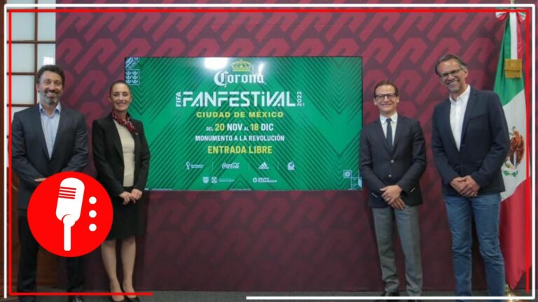 Claudia Sheinbaum presenta Corona FIFA Fan Festival; instalarán pantalla gigante