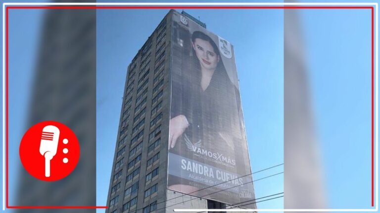 Critican a Sandra Cuevas por colocar un espectacular en la Ciudad de México